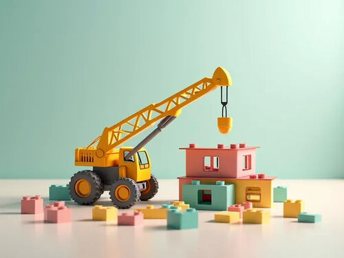 Perusahaan terbaru Blog tentang Mini Crane Mempercepat Kontraktor Kecil Pertumbuhan Konstruksi Murah