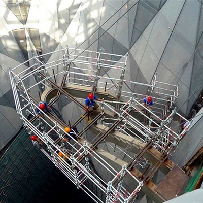 Harga yang bagus Scaffolding Platform Gantung Aluminium, Sistem Scaffolding Cuplock Ketebalan 1,8mm on line