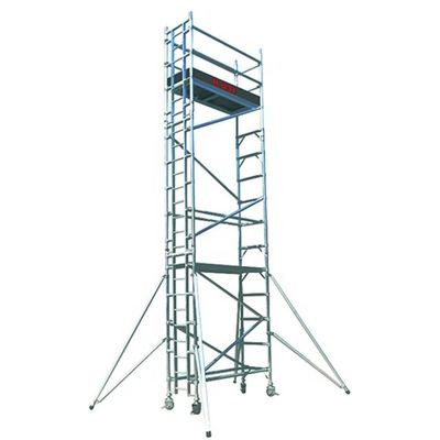 Harga yang bagus Menara Scaffold Aluminium Ringan, Scaffolding Aluminium Serbaguna H Frame on line