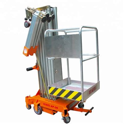 Harga yang bagus Bahan Aluminium tahan lama Lift vertikal Single Man Staf Lift Platform on line