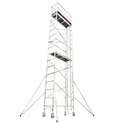 Harga yang bagus EN1004 Standar Aluminium Ladder Frame Scaffolding Untuk Konstruksi Bangunan on line