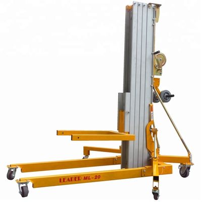 Harga yang bagus Vertikal Aluminium Alloy Material Lifting Platform Untuk Pembersihan Jendela Versatile on line