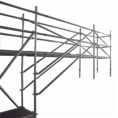 Harga yang bagus Sistem Menara Scaffold Aluminium Cusomized Untuk Subway 1 Tahun Garansi on line