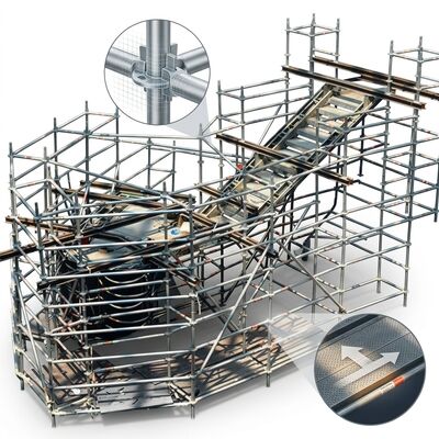 Harga yang bagus Menara Perancah Aluminium Lebar Tunggal 0,75m Perakitan Kunci Cepat Platform Akses Portabel Bersertifikat EN1004 on line